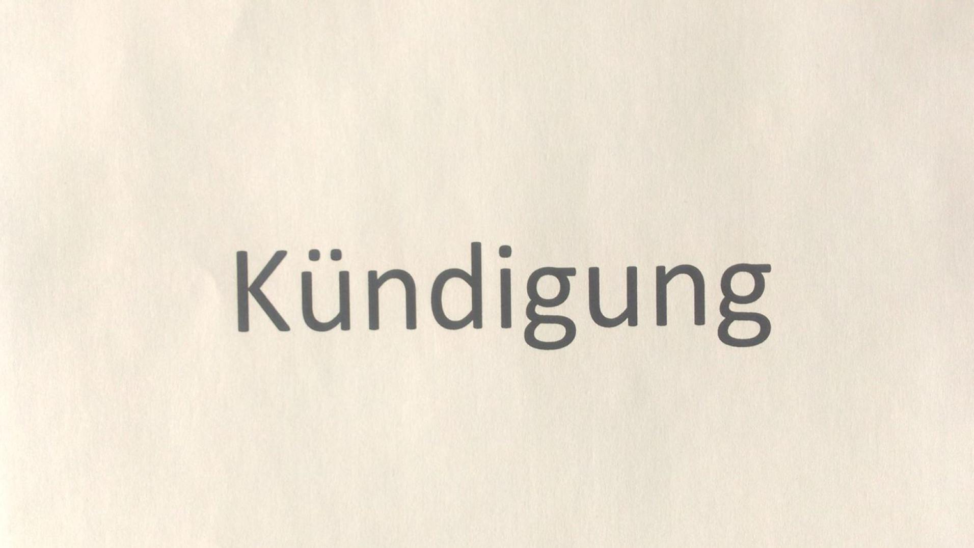 Kündigung