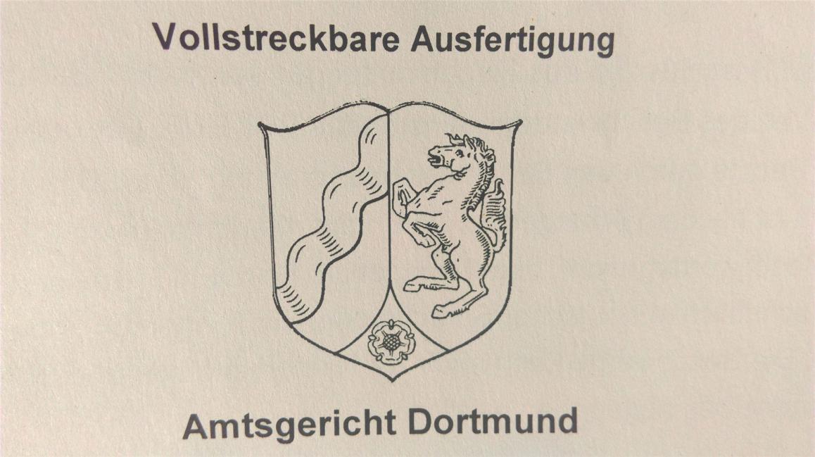 vollstreckbare Ausfertigung